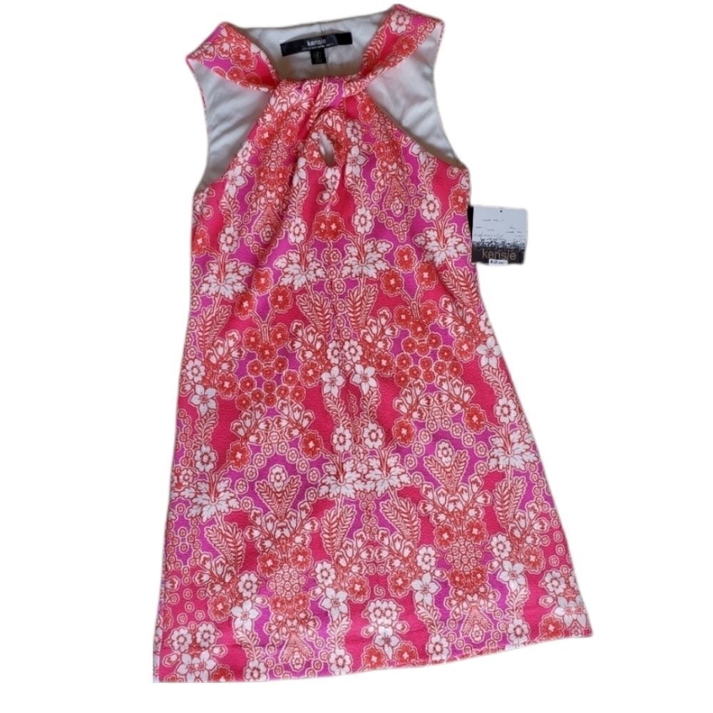 KENSIE Sleeveless Halter Dress  